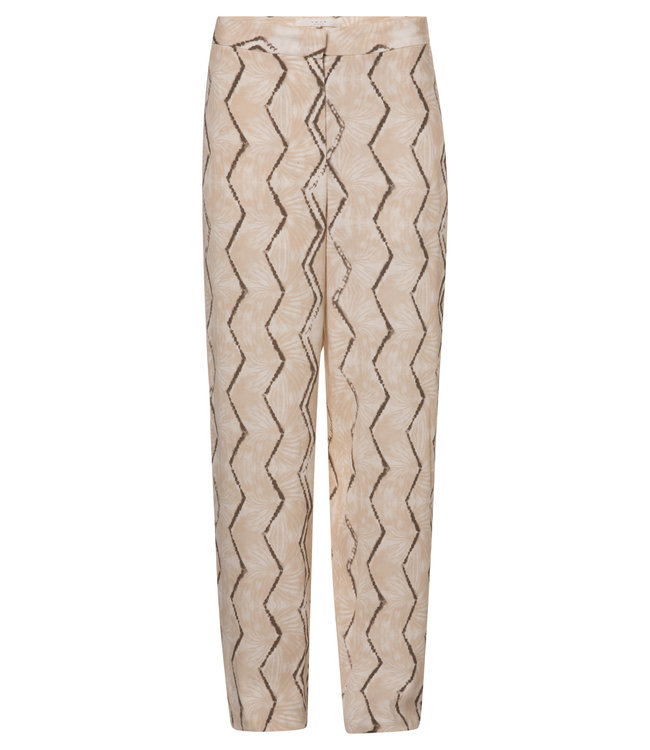 YAYA Wide leg printed trousers in 
