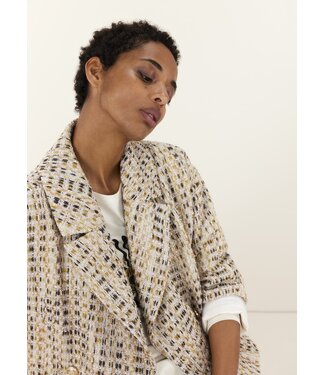 Summum Woman Jacket Tweed check