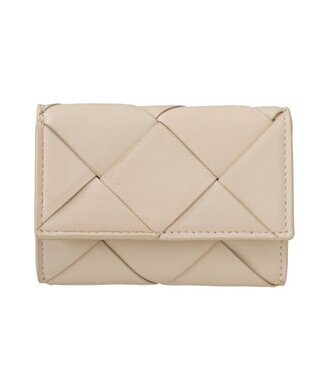 YAYA Braided Wallet - BONE WHITE