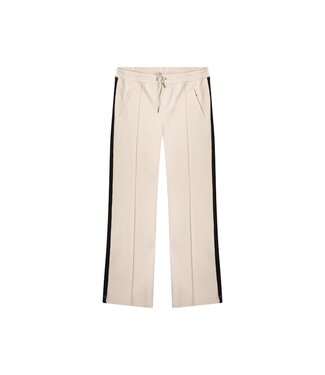 Summum Woman Trousers with tape punto milano - Ivory