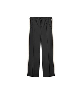 Summum Woman Trousers with tape punto milano - Black