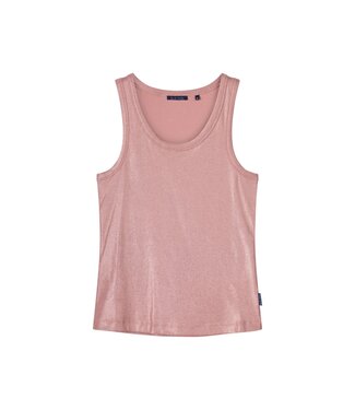 Summum Woman Rib tanktop cotton rib - Antique pink