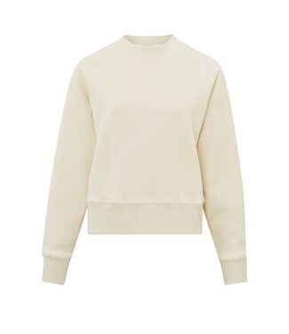 YAYA Sweatshirt with deep armhole - SUMMER SAND