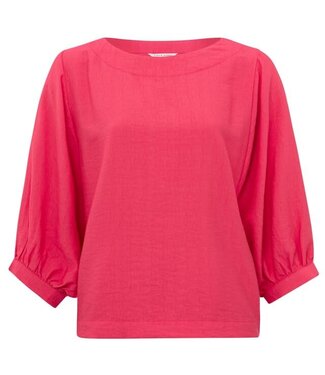 YAYA Batwing boatneck top - CORAL PARADISE PINK