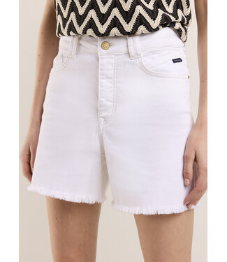 Summum Woman Denim short comfi cotton twill