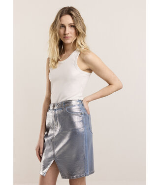 Summum Woman Denim midi skirt cotton comford denim