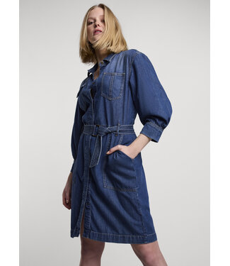 Summum Woman Denim dress light weight cotton tencel