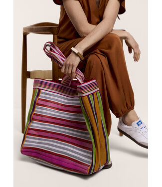 Summum Woman Bag Stripe Shopper