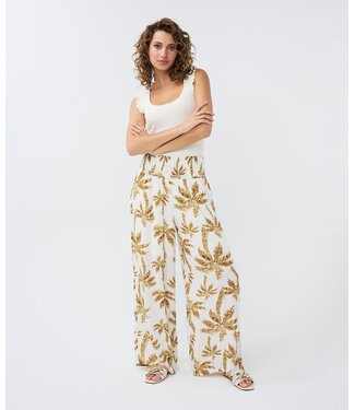 Esqualo Trousers wide Paradise Palm - Print