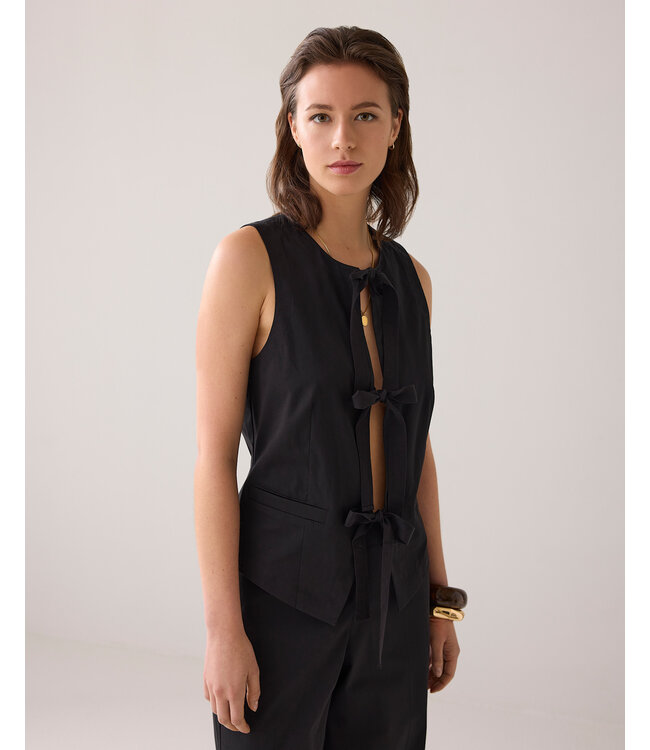 Summum Woman Gilet cotton stretch