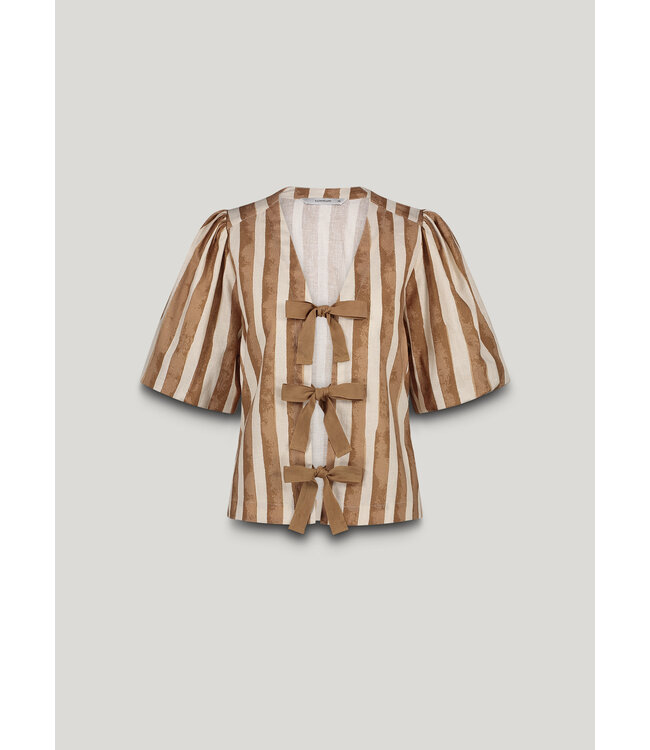 Summum Woman Top stripe printed