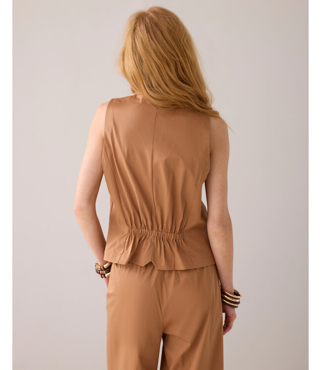 Summum Woman Gilet cotton stretch