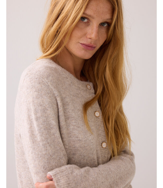 Summum Woman Summum Cardigan wool elastane blend knit  000809 - Ash