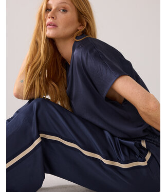 Summum Woman Summum Trousers Heavy silky touch 000495 - Midnight blue