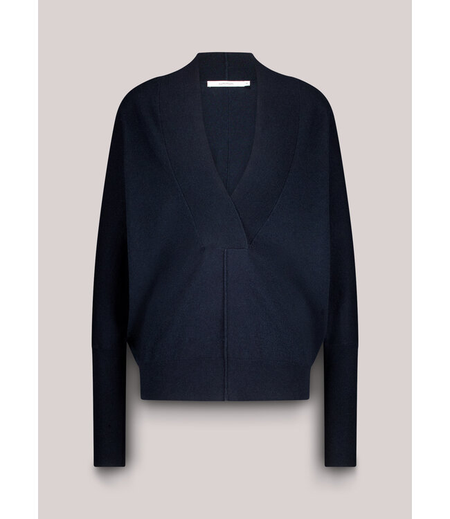 Summum Woman Summum Sweater cotton merino wool knit 000495 - Midnight blue