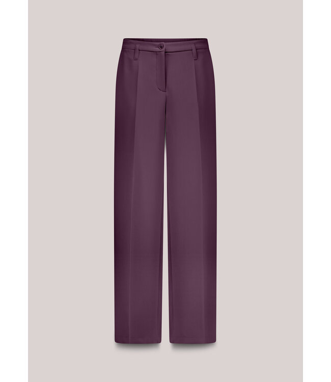 Summum Woman Summum Trousers Foam uni, inseam 82cm 000324 - Wineberry