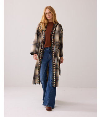 Summum Woman Summum Jacket Big check 000722 - Alpaca