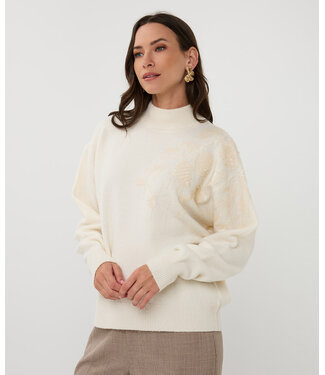 Esqualo Esqualo Sweater sequins Light Sand