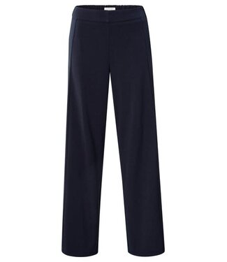YAYA Woven wide leg trousers with seam details - INKWELL BLUE