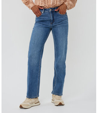 Esqualo Esqualo Trousers straight embellished jeans Blue