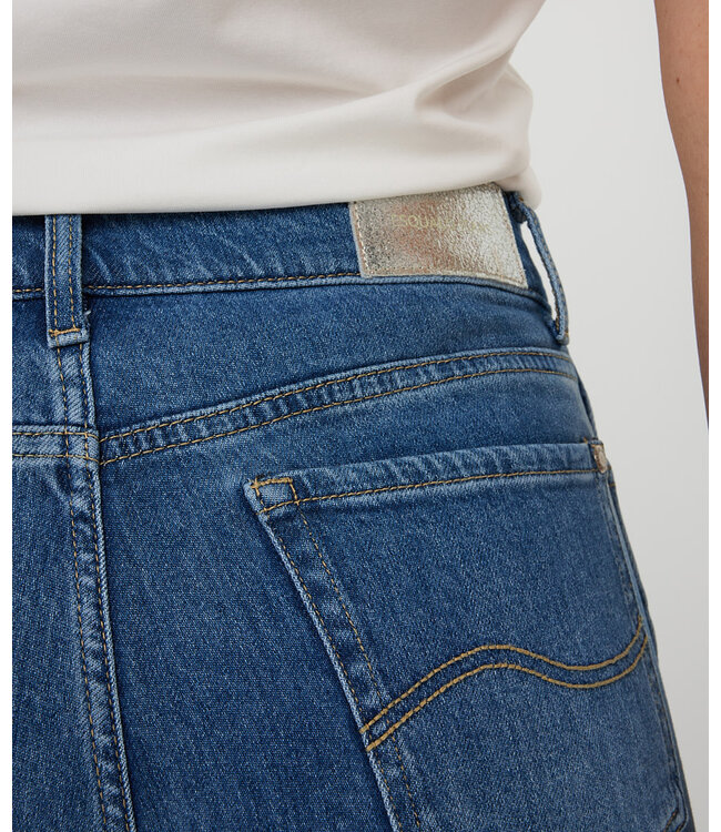 Esqualo Esqualo Trousers straight embellished jeans Blue