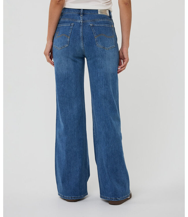 Esqualo Esqualo Trousers straight embellished jeans Blue