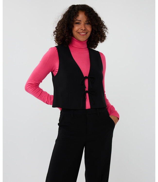 Esqualo Esqualo Gilet short bows city Black