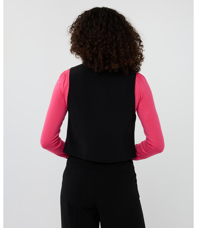 Esqualo Esqualo Gilet short bows city Black