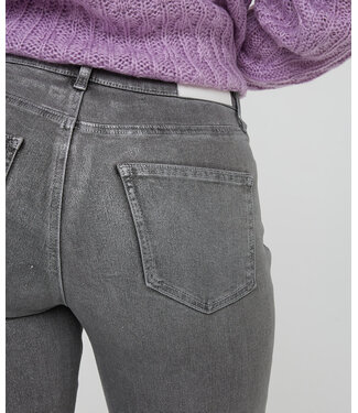 Esqualo Esqualo Trousers straight metallic Grey