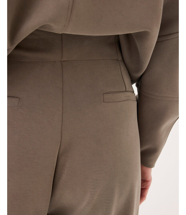 Summum Woman Summum Trousers Washed modal scuba 000655 - Dark camo