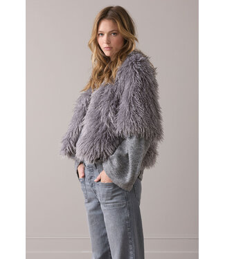 Summum Woman Summum Jacket Faux furry 000810 - Mist