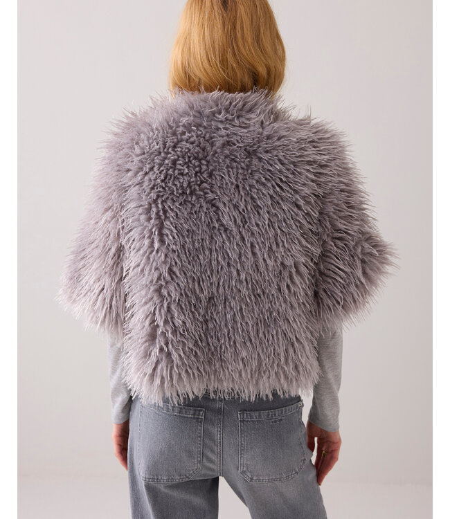 Summum Woman Summum Jacket Faux furry 000810 - Mist