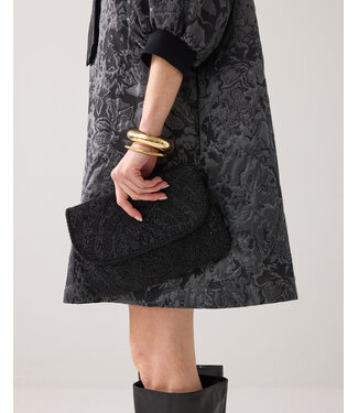 Summum Woman Bag Beaded clutch - 000990 - Black