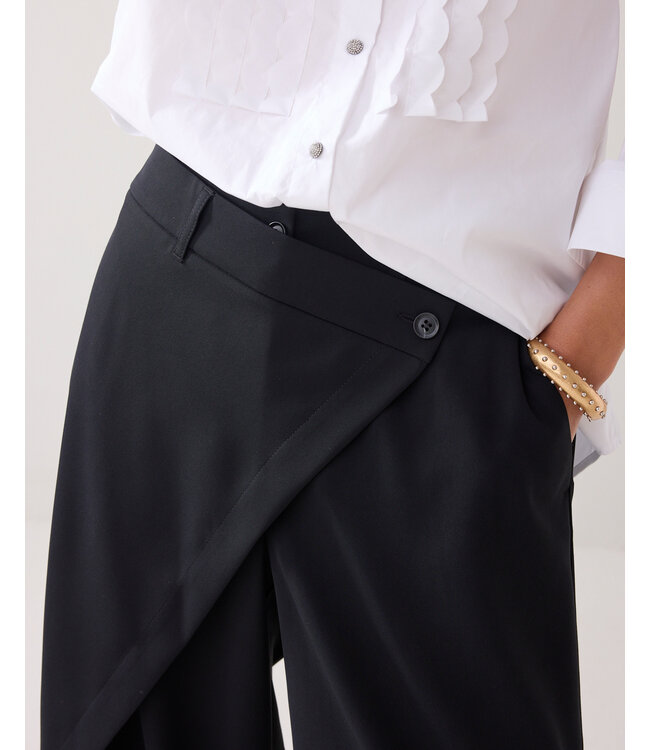 Summum Woman Trousers Fluid - 000990 - Black