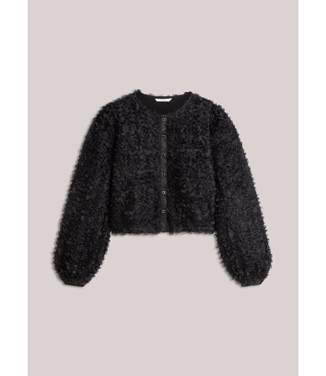 Summum Woman Jacket 3D Flowerfluffy - 000990 - Black