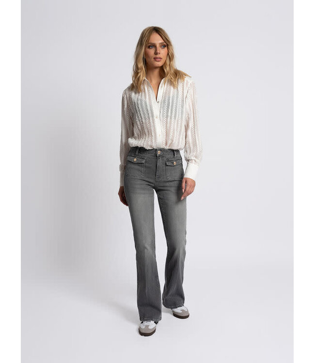 FIFTH HOUSE Jaimy Jeans - Grey Denim