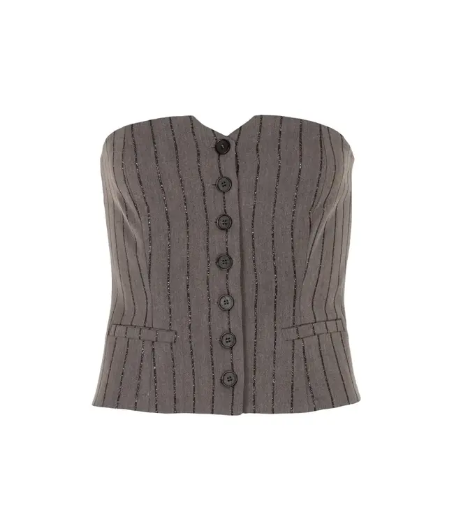 Freebird Freebird Gesile Gilet Grey