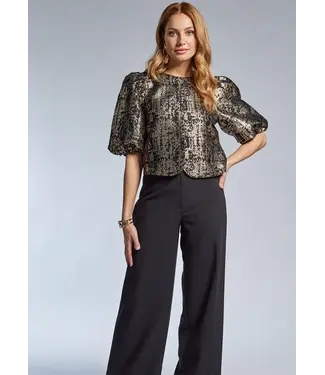 Freebird Freebird Livia Top Black/Gold Freebird Freebird Livia Top Black/Gold