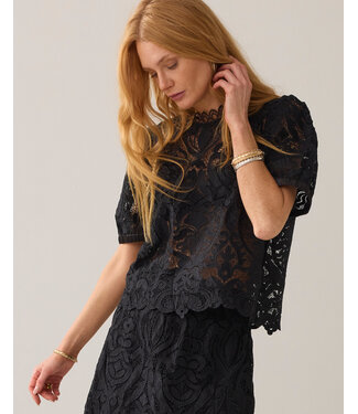 Summum Woman Top Lace - 000990 - Black Summum Woman Top Lace - 000990 - Black