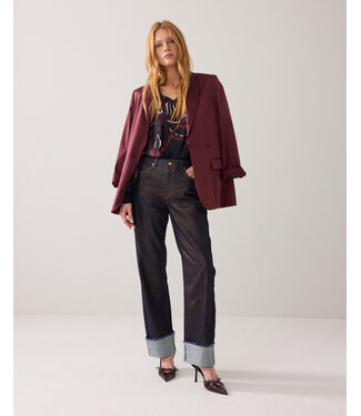 Summum Woman Jeans straight leg Twill comford denim - 000821 - Silver