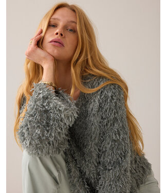 Summum Woman Top Party fluf - 000619 - Eucalyptus