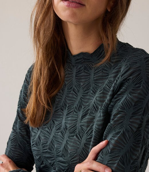 Top Spiderweb mesh - 000650 - Emerald green