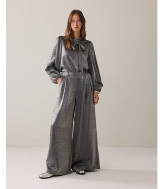 Summum Woman Trousers Metallic shine - 000825 - Mid grey