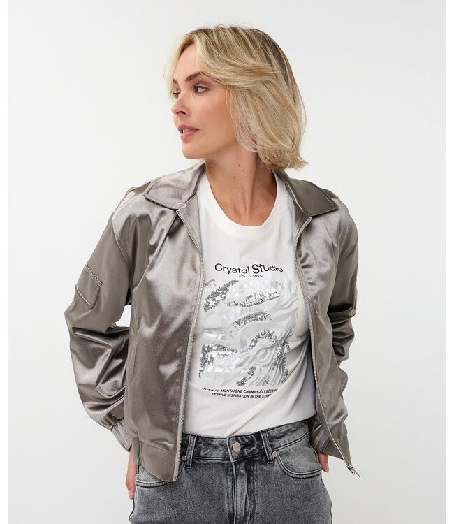 Esqualo Esqualo Jacket metallic Silver