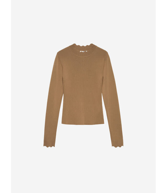 FIFTH HOUSE Larter Top-Dark Camel