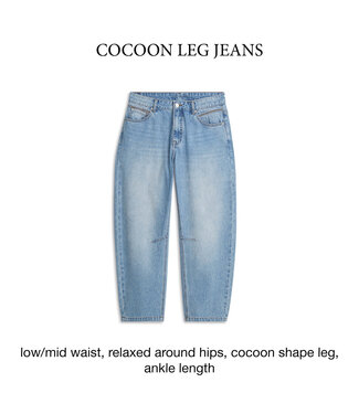 Summum Woman Jeans cocoon leg Vintage cotton twill