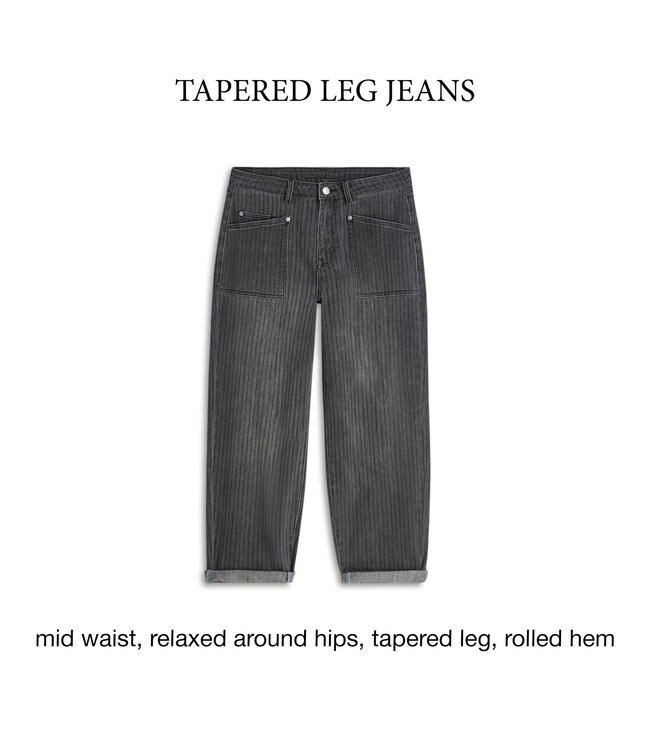 Summum Woman Tapered jeans Comfi black denim