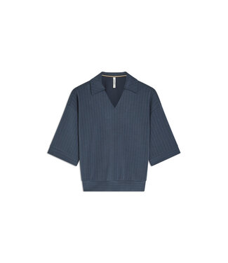 Summum Woman Top Pinstripe scuba