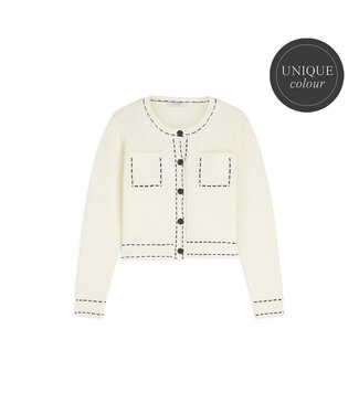 Summum Woman Cardigan Frisee knit