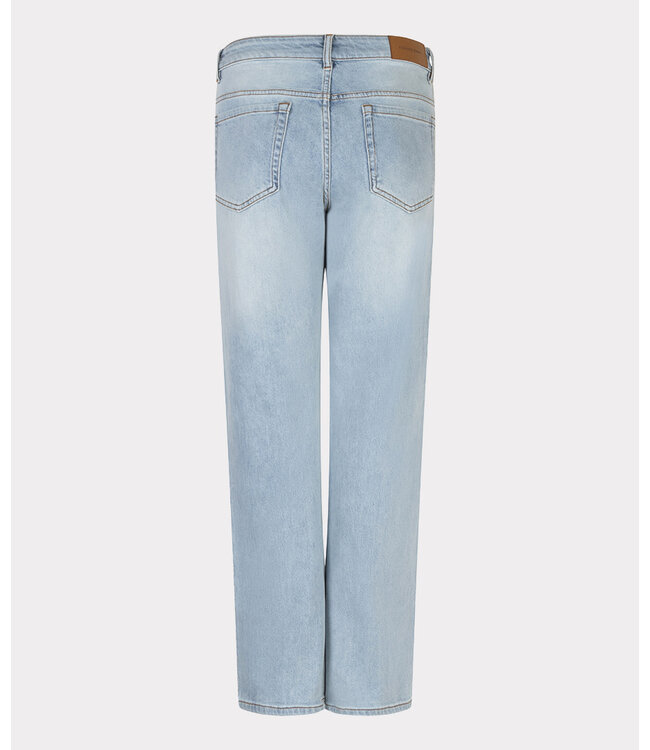 Esqualo Trousers jeans embroidery - Light Jeans Blue